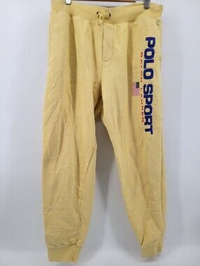 Polo Ralph Lauren Polo Sport fleece joggers Yellow Size Large Unisex